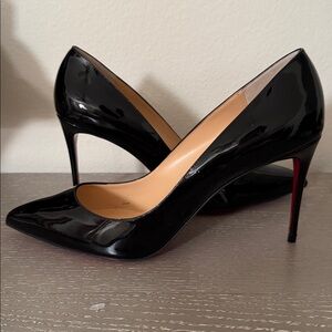 Christian Louboutin Kate Black Patent Heels